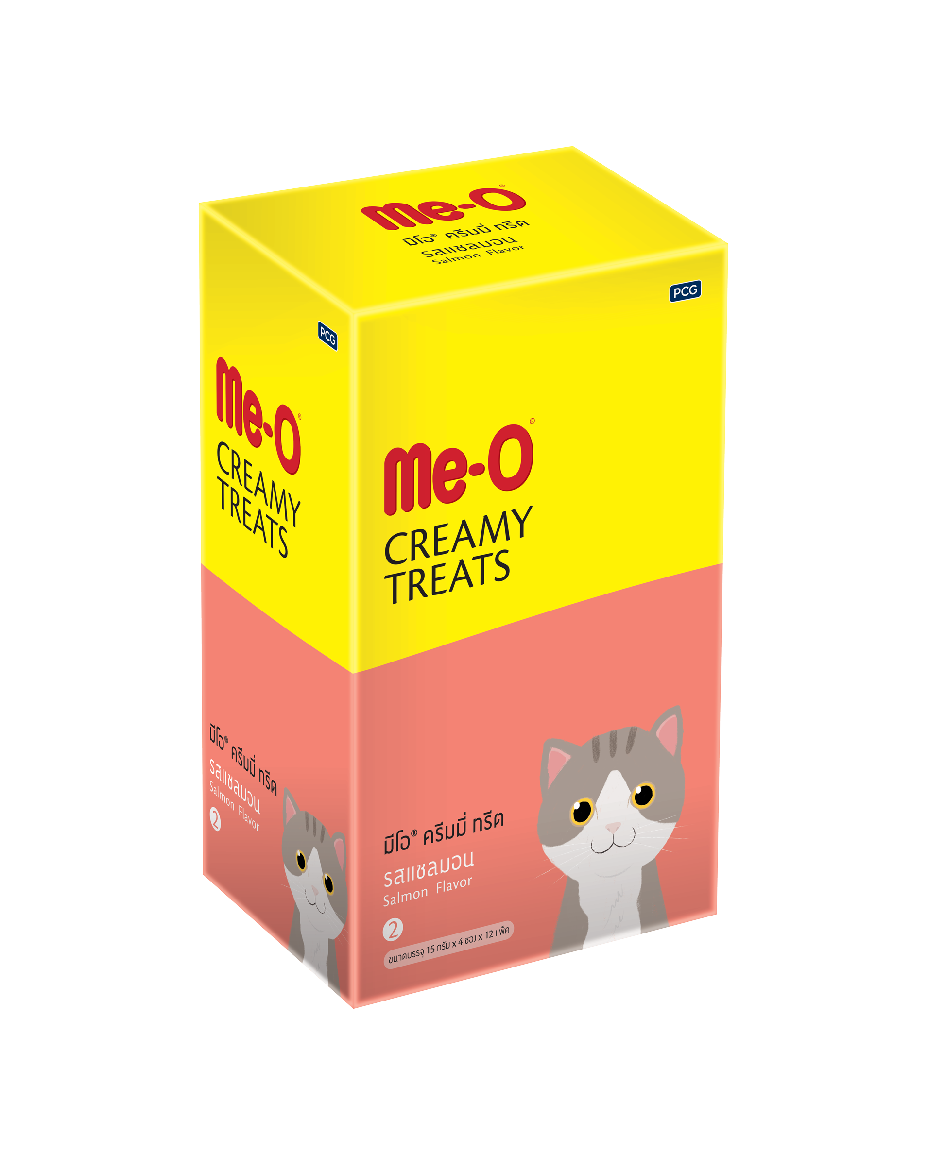 MeO Cat Lick (Creamy Treats) – Salmon Flavour (15g x 4)