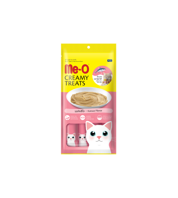 MeO Cat Lick (Creamy Treats) - Katsuo Flavour (15g x 4)