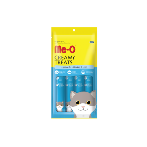 MeO Cat Lick (Creamy Treats) - Chicken & Liver Flavour (15g x 4)