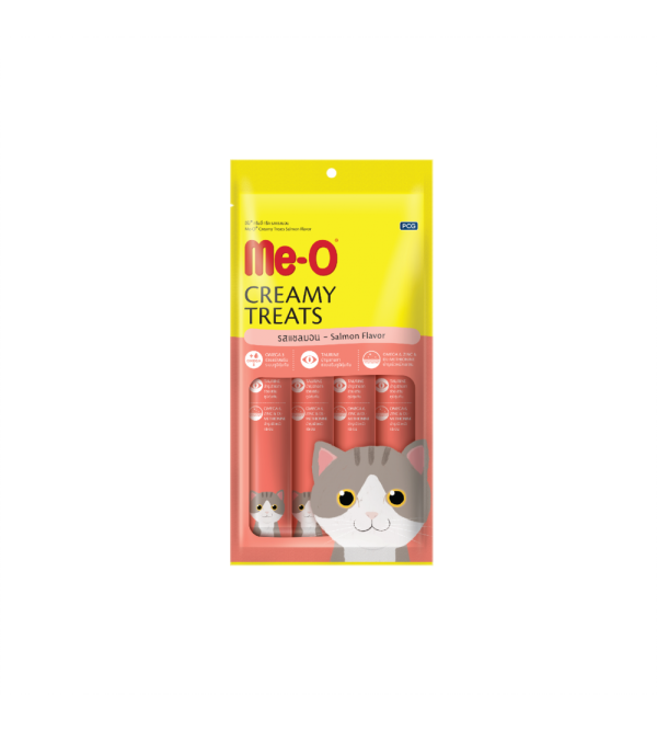 MeO Cat Lick (Creamy Treats) - Salmon Flavour (15g x 4)