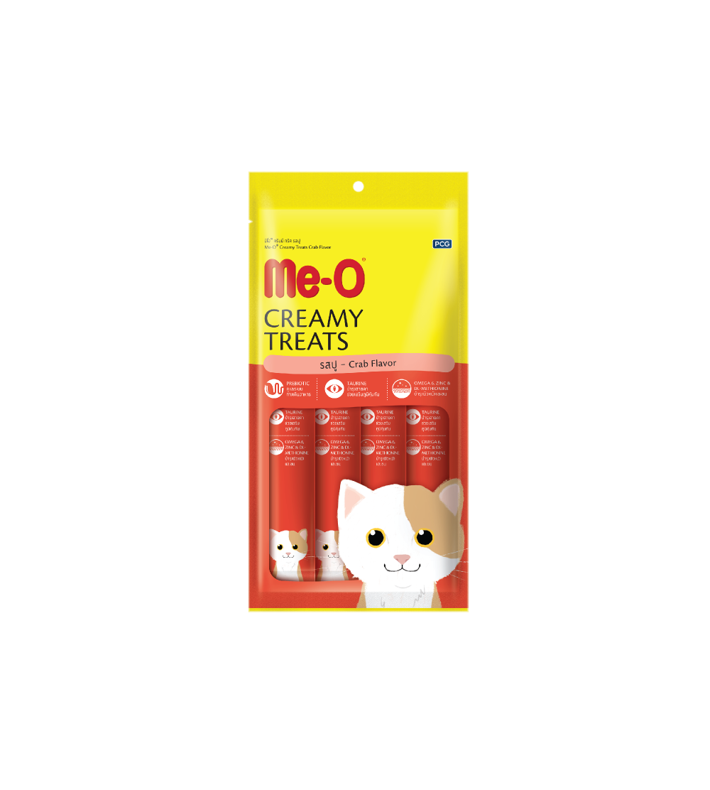 MeO Cat Lick (Creamy Treats) – Crab Flavour (15g x 4)