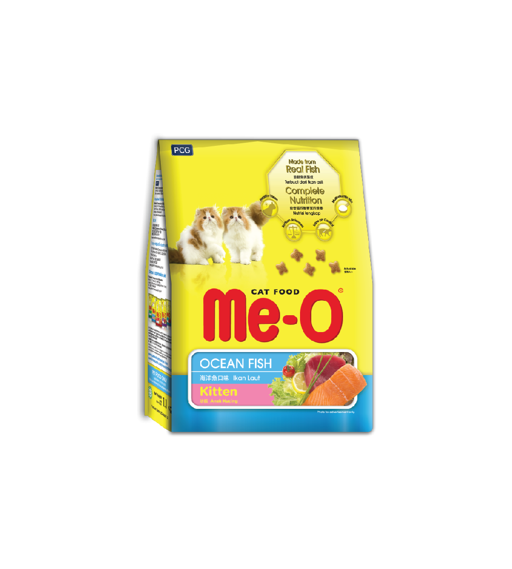 MeO Dry Food – Ocean Fish Flavour (Kitten)