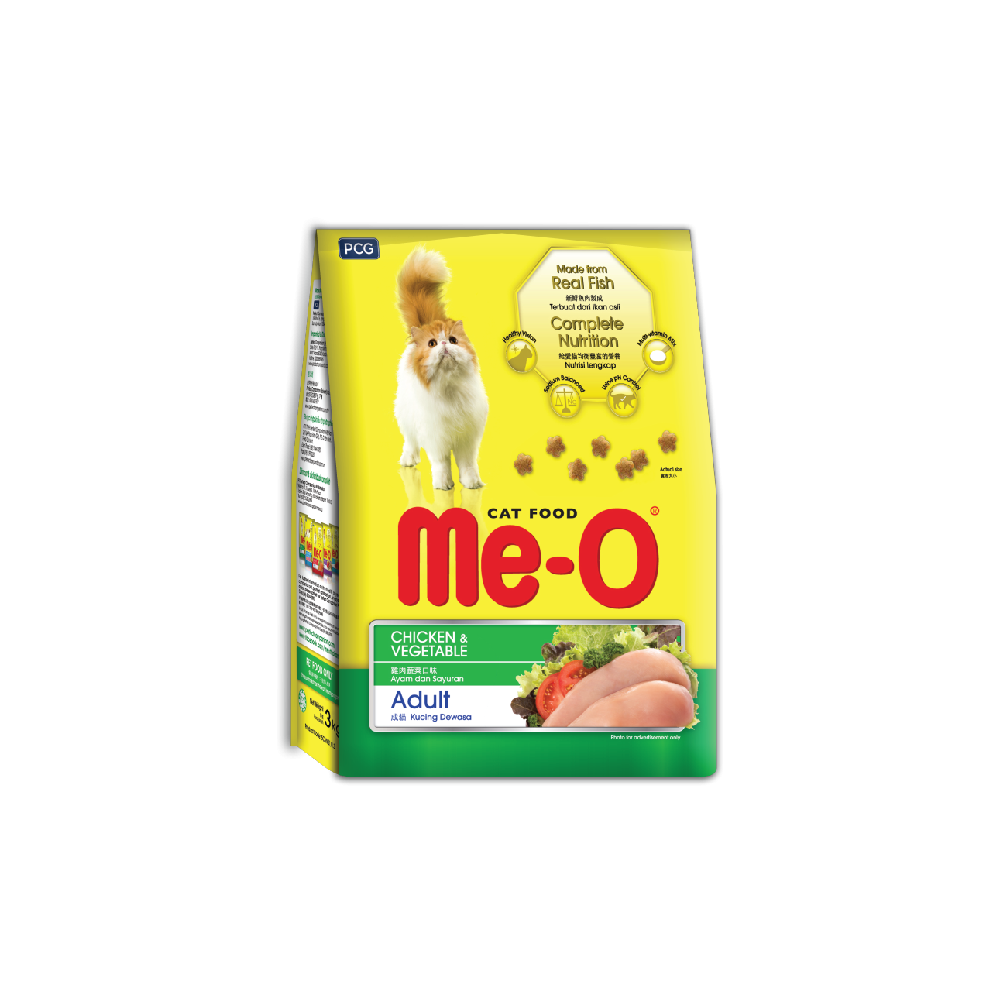 MeO Cat Dry Food – Chicken & Vegetables