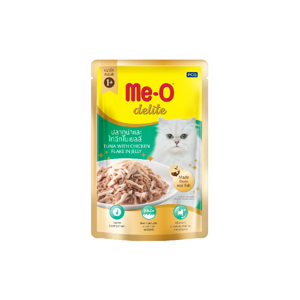 MeO Delite Premium Cat Pouch - Tuna with Chicken Flake (70g)