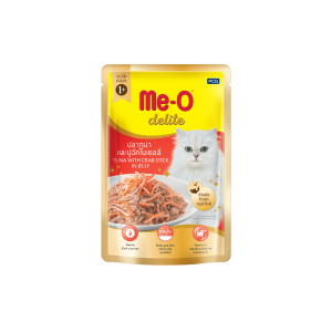 MeO Delite Premium Cat Pouch - Tuna with Crabstick (70g)