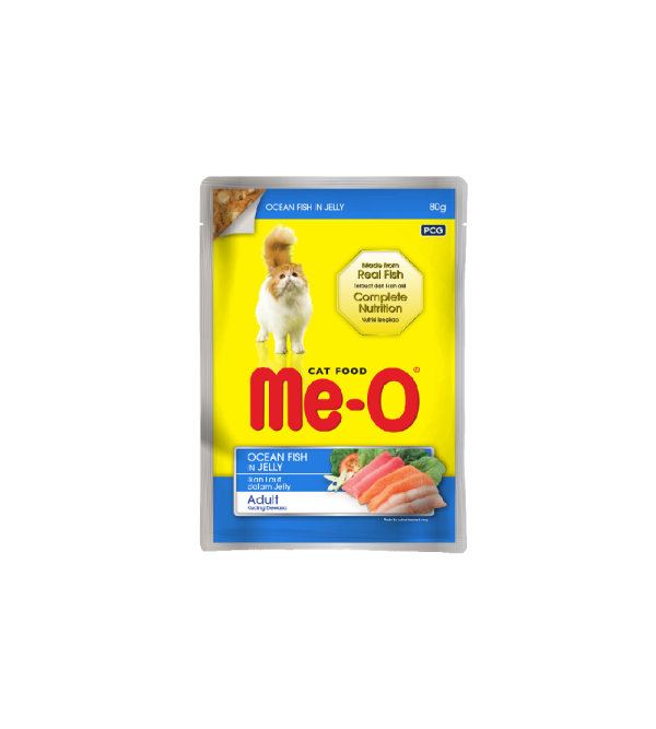 MeO Cat Pouch - Ocean Fish in jelly (80g)