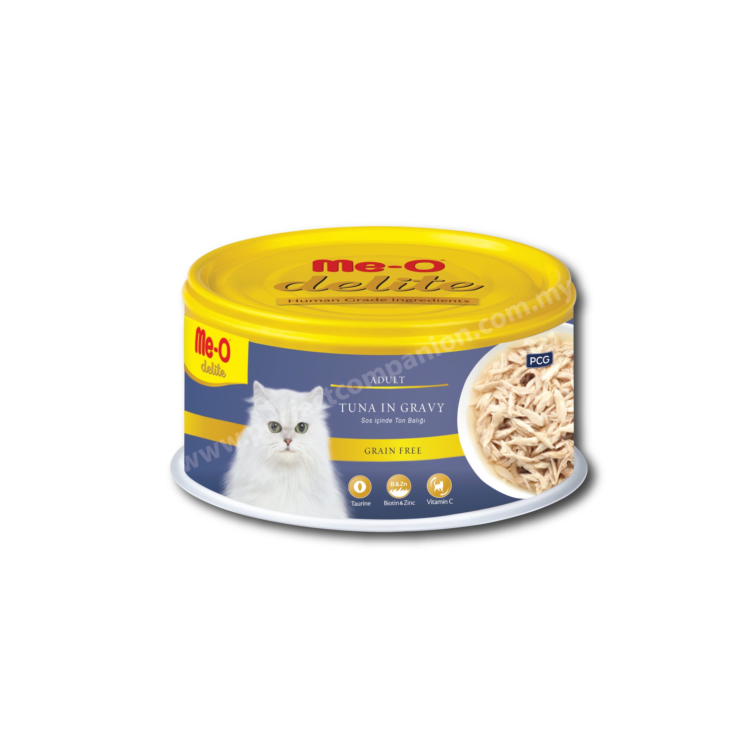 MeO Delite Premium Cat Canned – Tuna in Gravy (80g)