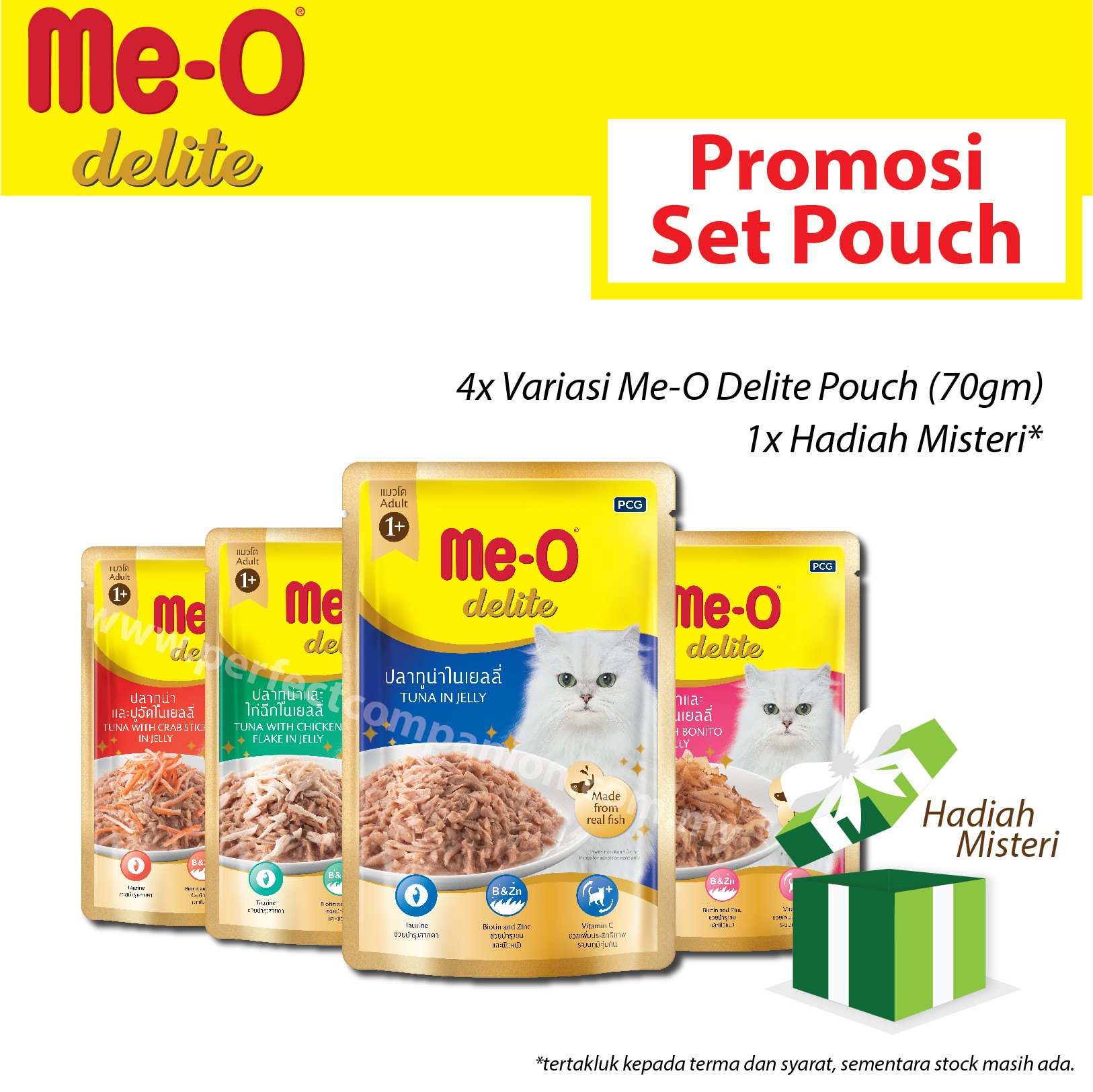 Me-O Delite Pouch Set Promotion